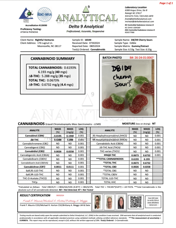 Cherry Crush Gummies 100mg - Image 2